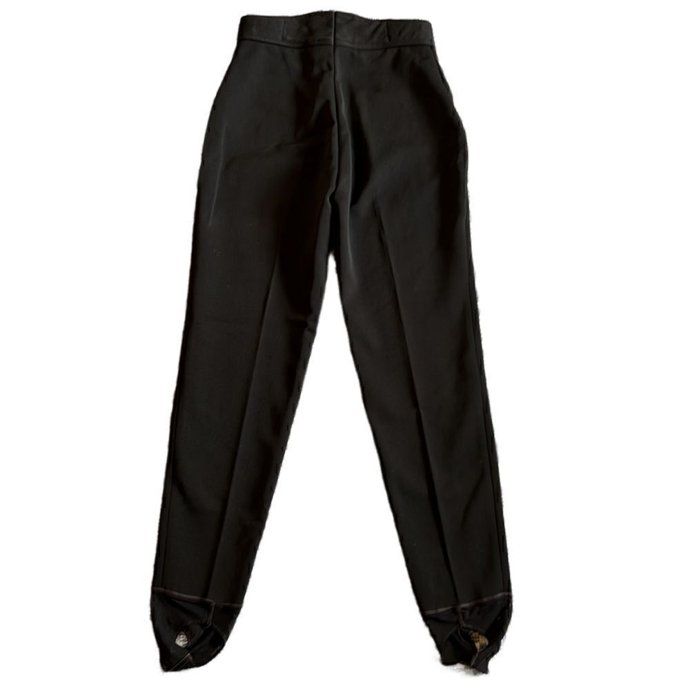 Schoeller Roffe 91 Women’s 8 Regular Classic 90’s Stirrup Black Ski Jett Pant - Picture 3 of 13